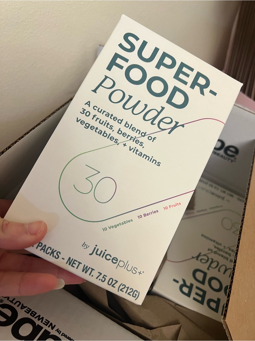 Juice Plus Super Food Powder 30 Stick Packs exp 7/2026